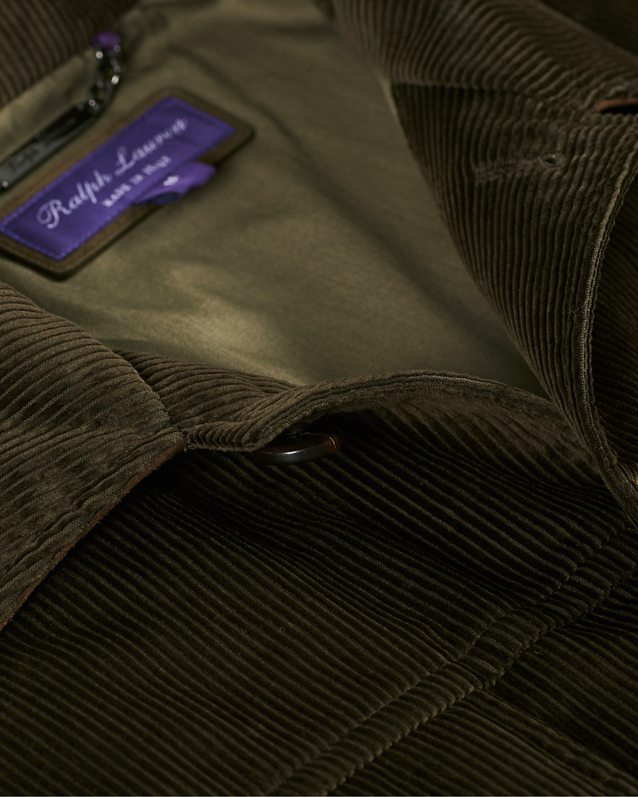 Herren | Jacken | Ralph Lauren Purple Label | Seymour Wale Corduroy Jacket Dark Green