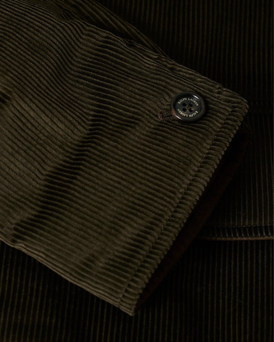 Herren | Jacken | Ralph Lauren Purple Label | Seymour Wale Corduroy Jacket Dark Green