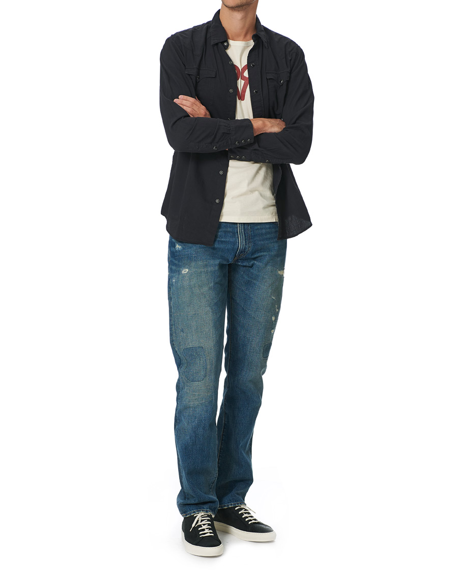 Herren | Hemden | RRL | Buffalo Western Shirt Polo Black