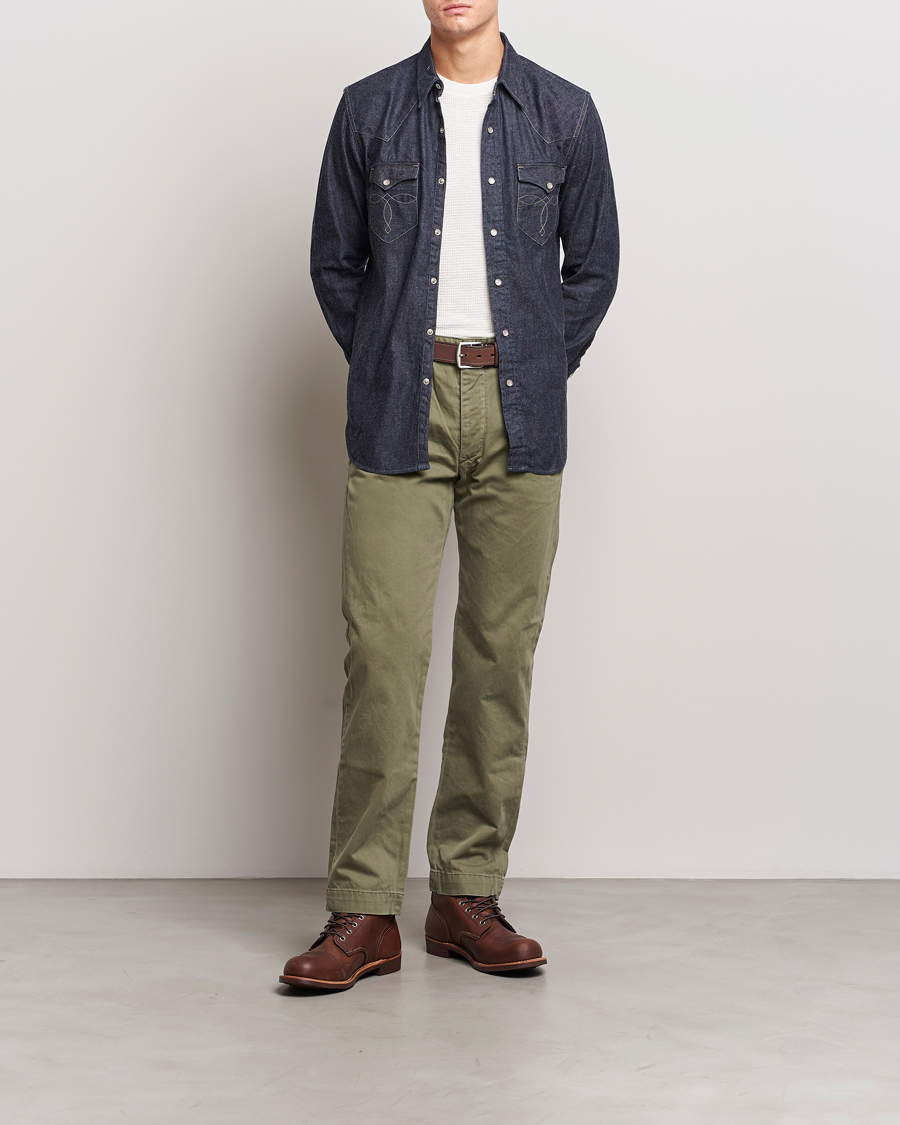 Herren | Hemden | RRL | Buffalo Western Shirt Rinse