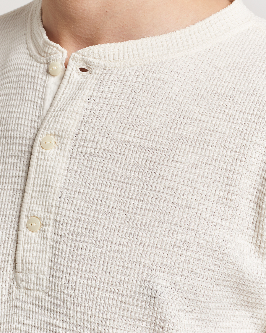 Herren | Pullover | RRL | Long Sleeve Henley Paper White S