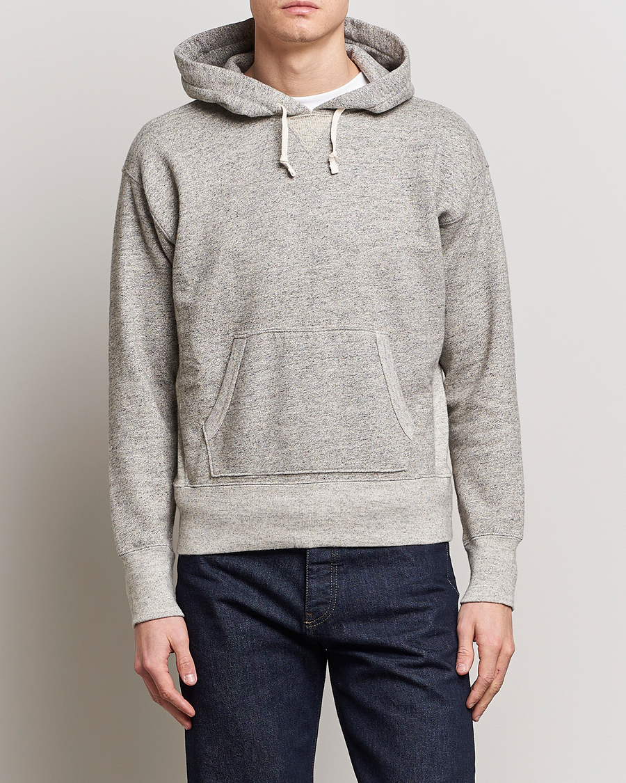 Herren | Pullover | RRL | Hooded Pullover Athletic Grey Heather