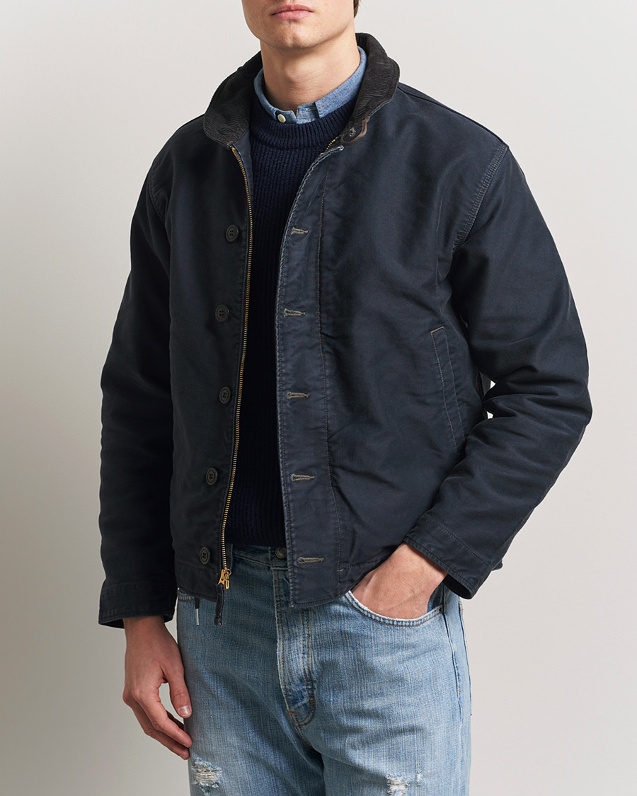 Herren | Jacken | RRL | Bower Deck Jacket Dark Navy