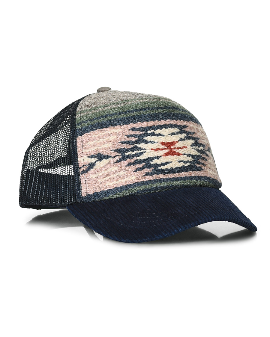 Herren | RRL Mesh Trucker Cap Indigo | RRL | Mesh Trucker Cap Indigo