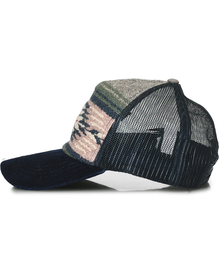 Herren | RRL Mesh Trucker Cap Indigo | RRL | Mesh Trucker Cap Indigo