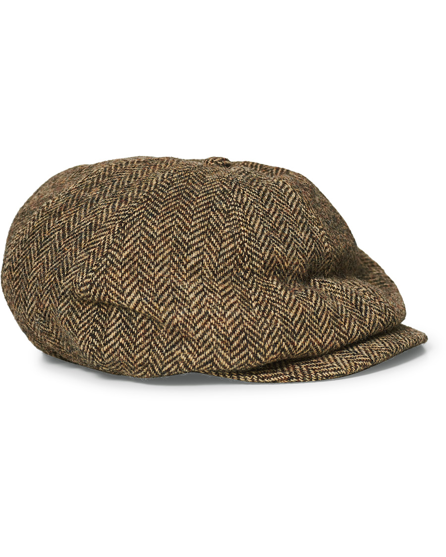 Herren | RRL Newsboy Cap Black/Tan | RRL | Newsboy Cap Black/Tan