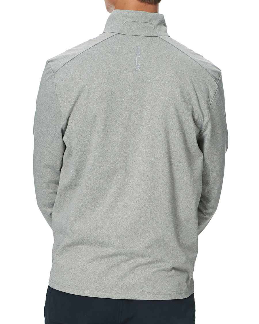 Herren | Pullover | RLX Ralph Lauren | Luxury Performance Jersey Half-Zip Light Grey Heather
