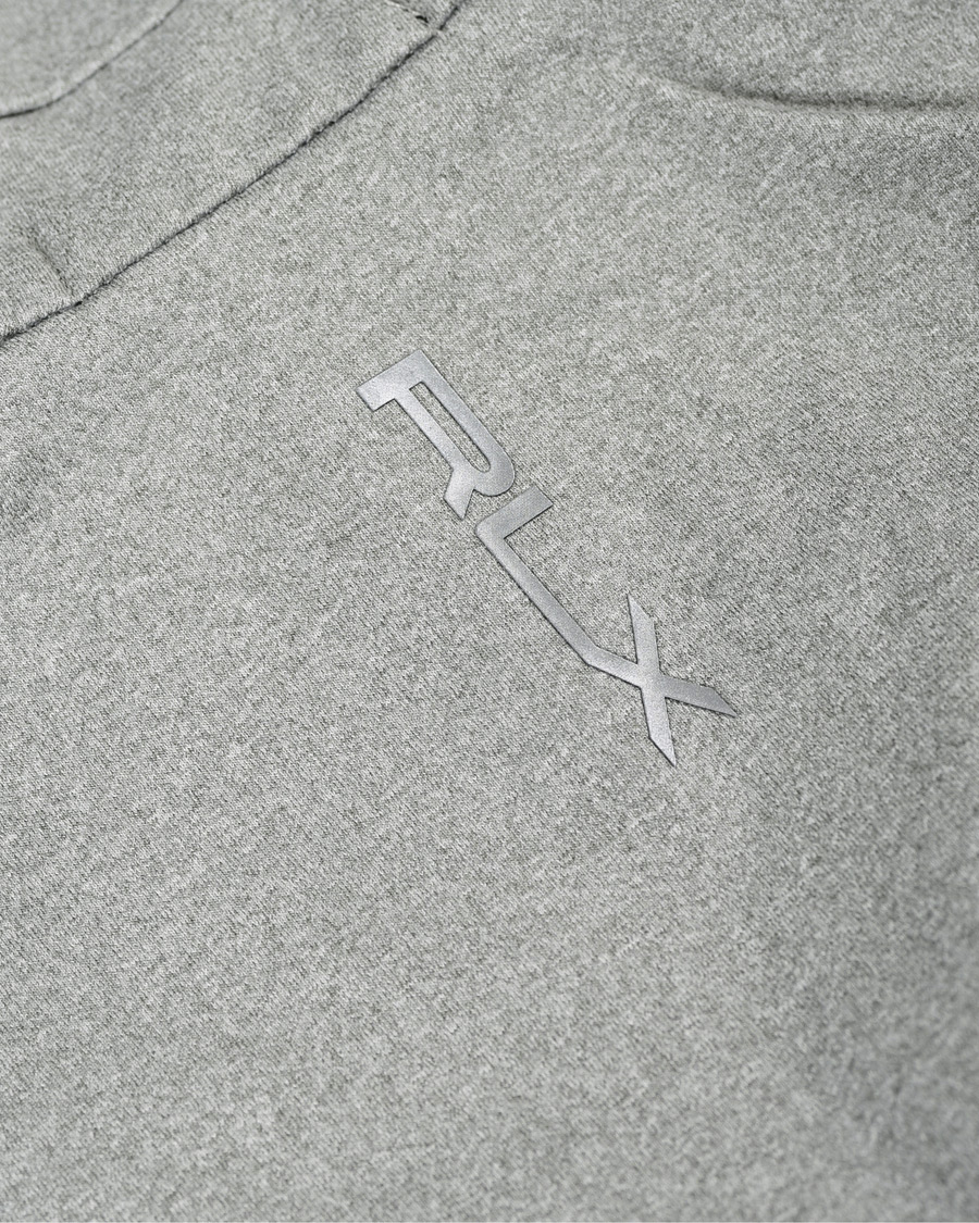 Herren | Pullover | RLX Ralph Lauren | Luxury Performance Jersey Half-Zip Light Grey Heather