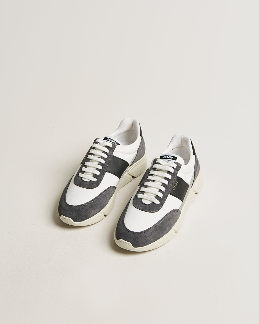 Herren | Sneaker | Axel Arigato | Genesis Vintage Runner Sneaker White/Grey Suede