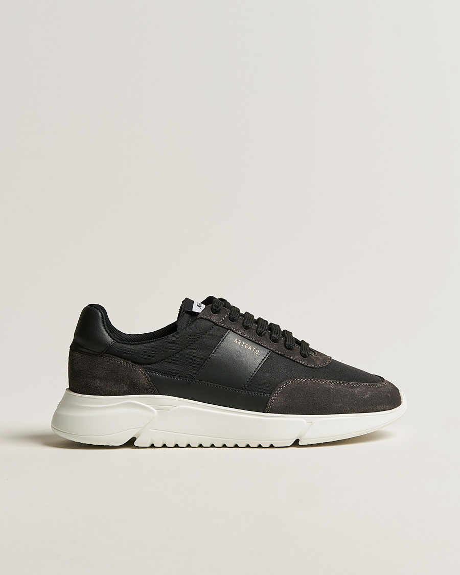 Herren | Axel Arigato | Axel Arigato | Genesis Vintage Runner Sneaker Black/Grey Suede