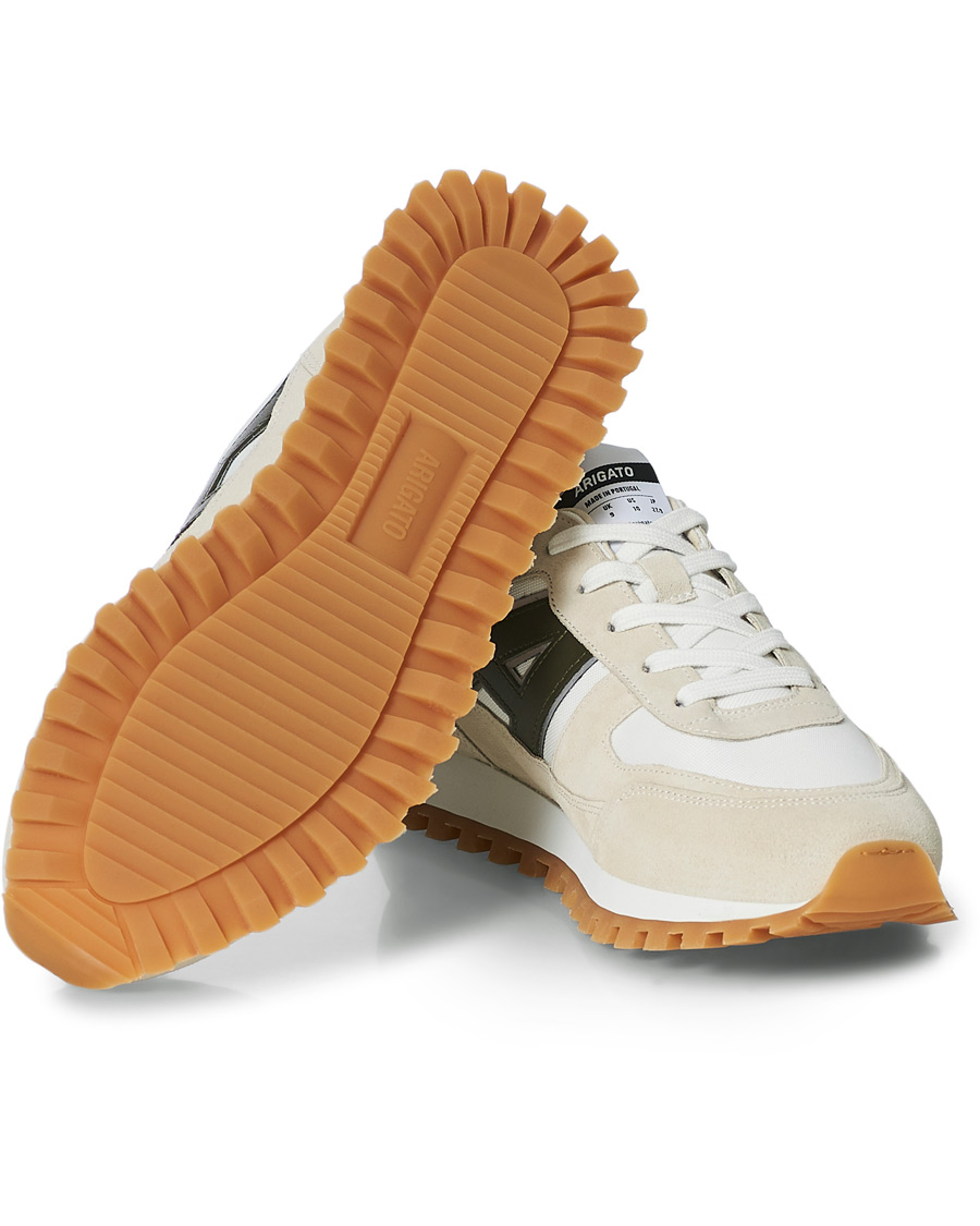 Herren | Axel Arigato Aeon Running Sneaker Beige/Green | Axel Arigato | Aeon Running Sneaker Beige/Green