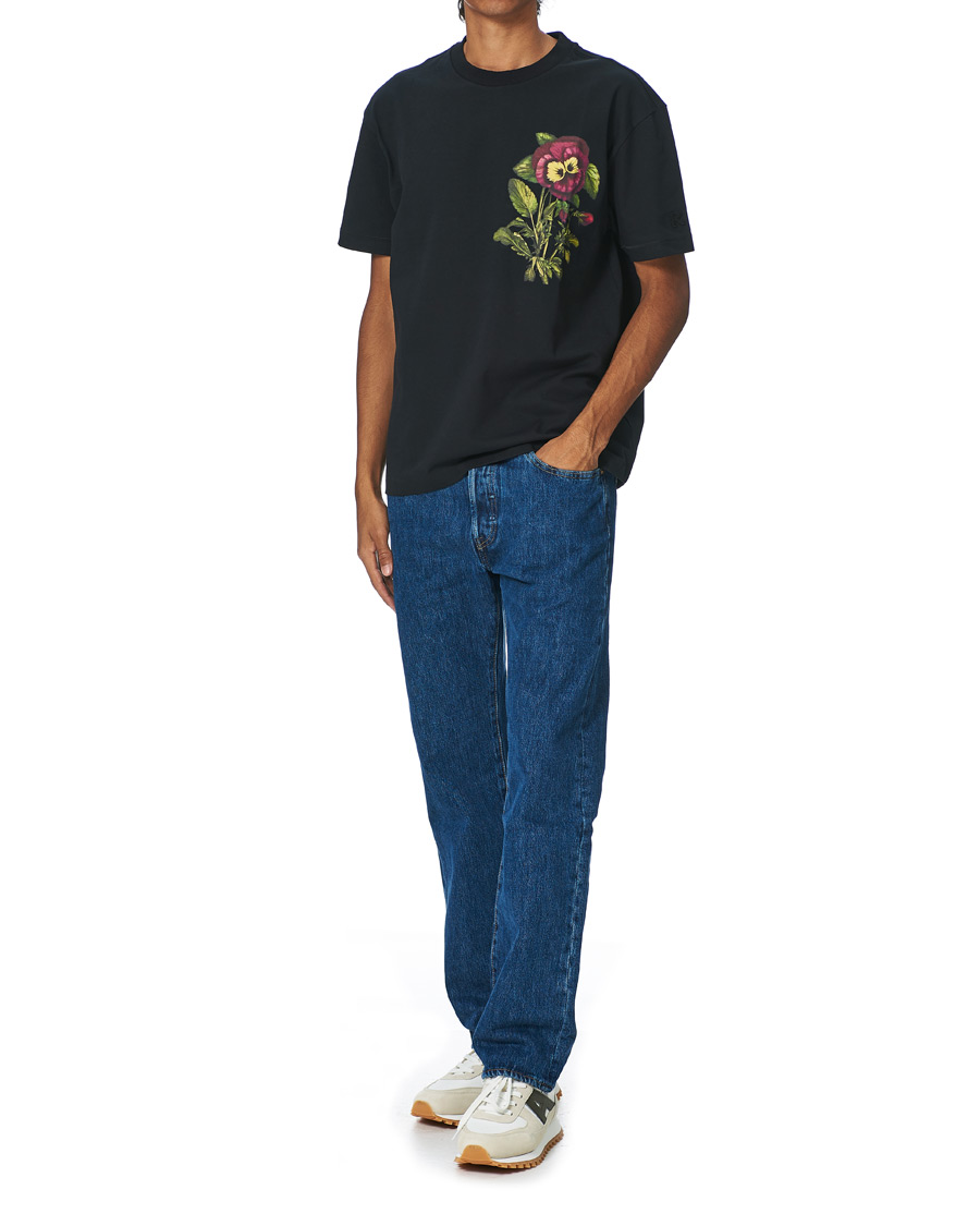Herren | T-Shirts | KENZO | Flower Print T-Shirt Black