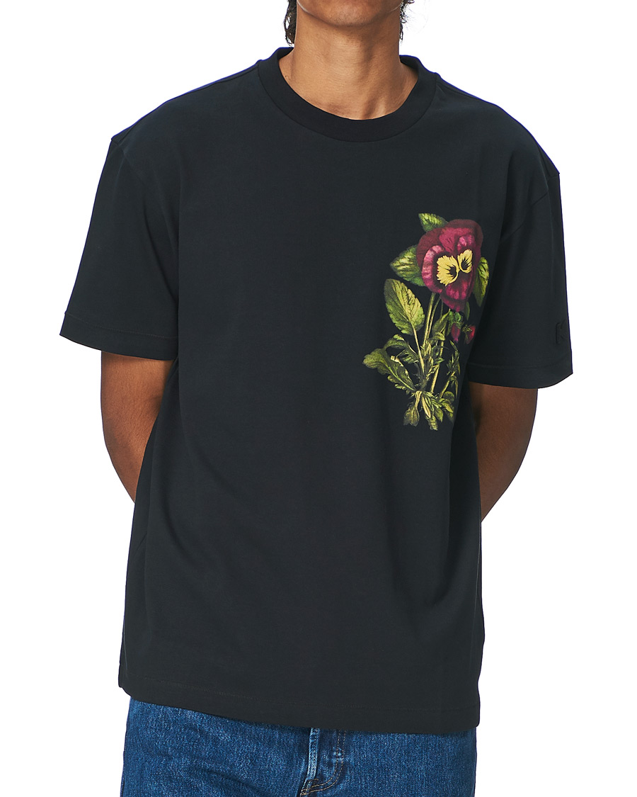 Herren | T-Shirts | KENZO | Flower Print T-Shirt Black