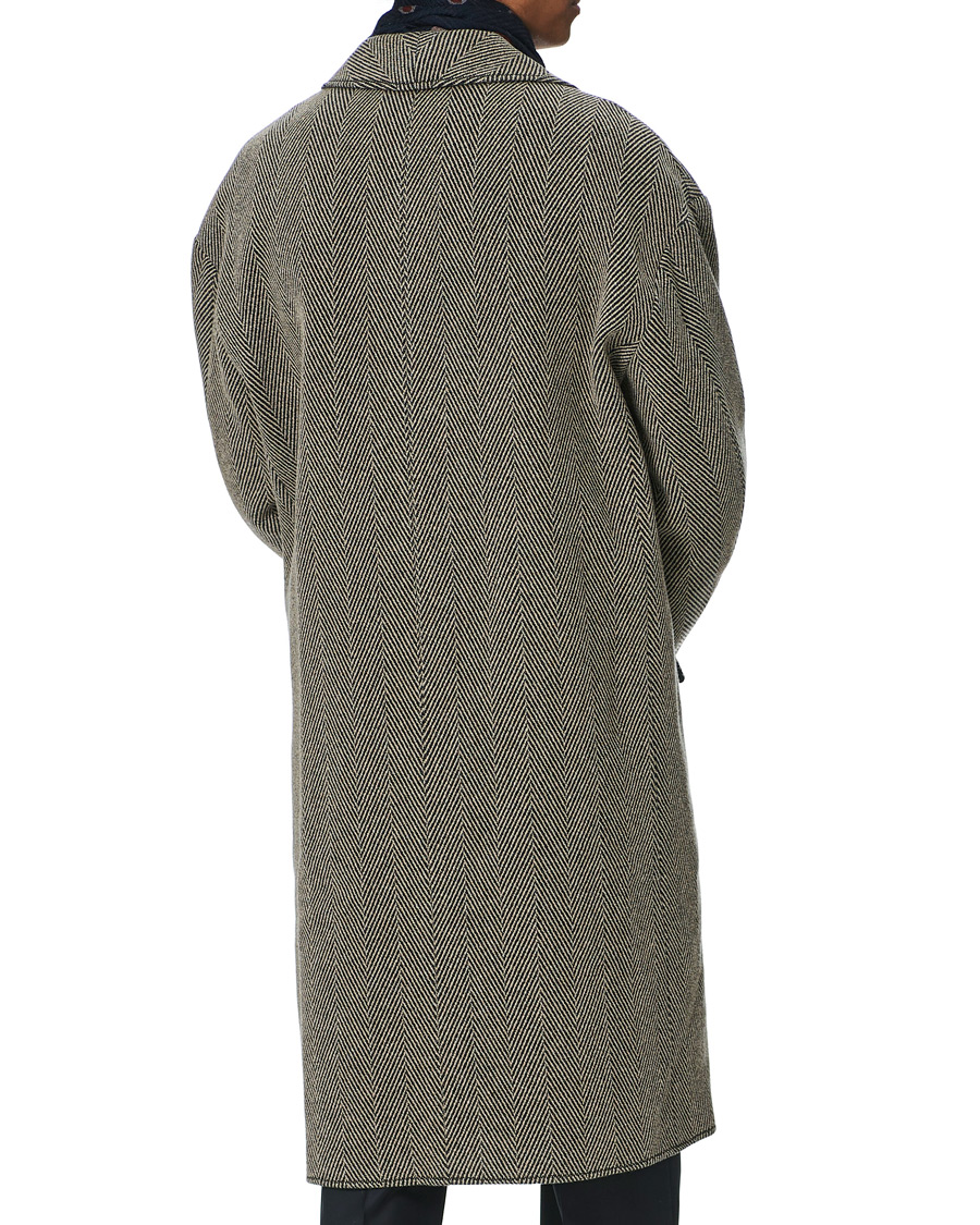 Herren | Jacken | Giorgio Armani | Chevron Wool Coat Grey