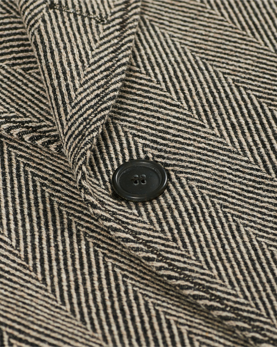 Herren | Jacken | Giorgio Armani | Chevron Wool Coat Grey
