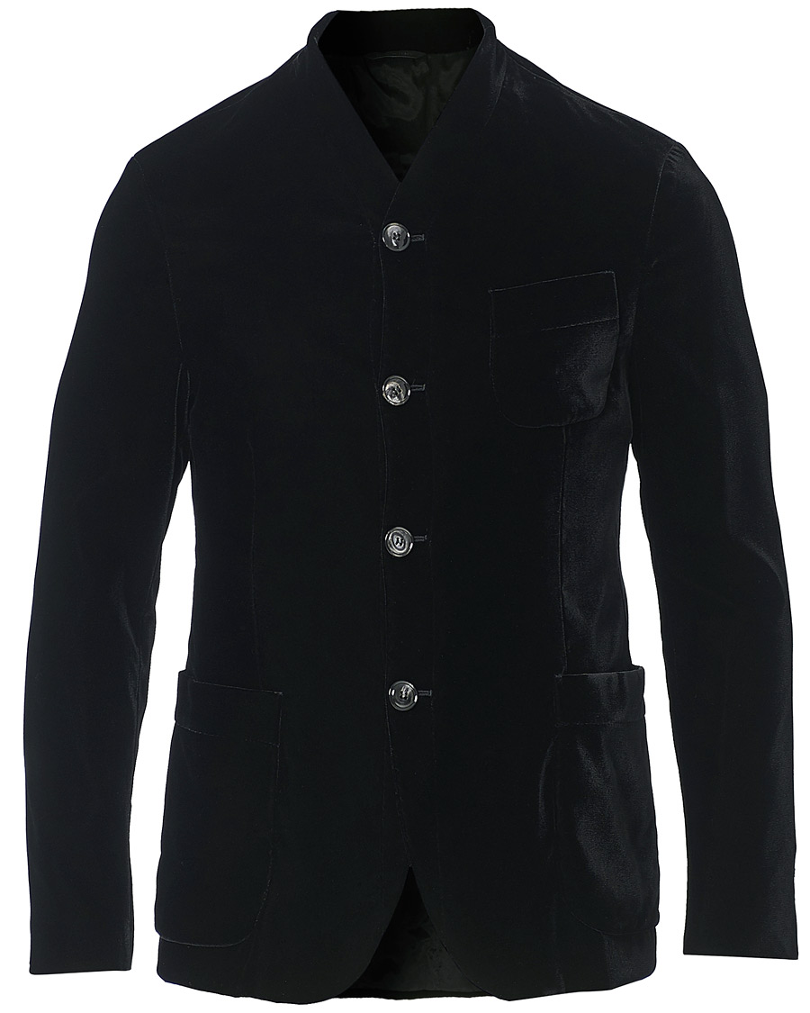Herren | Sakkos | Giorgio Armani | Velvet Evening Jacket Black