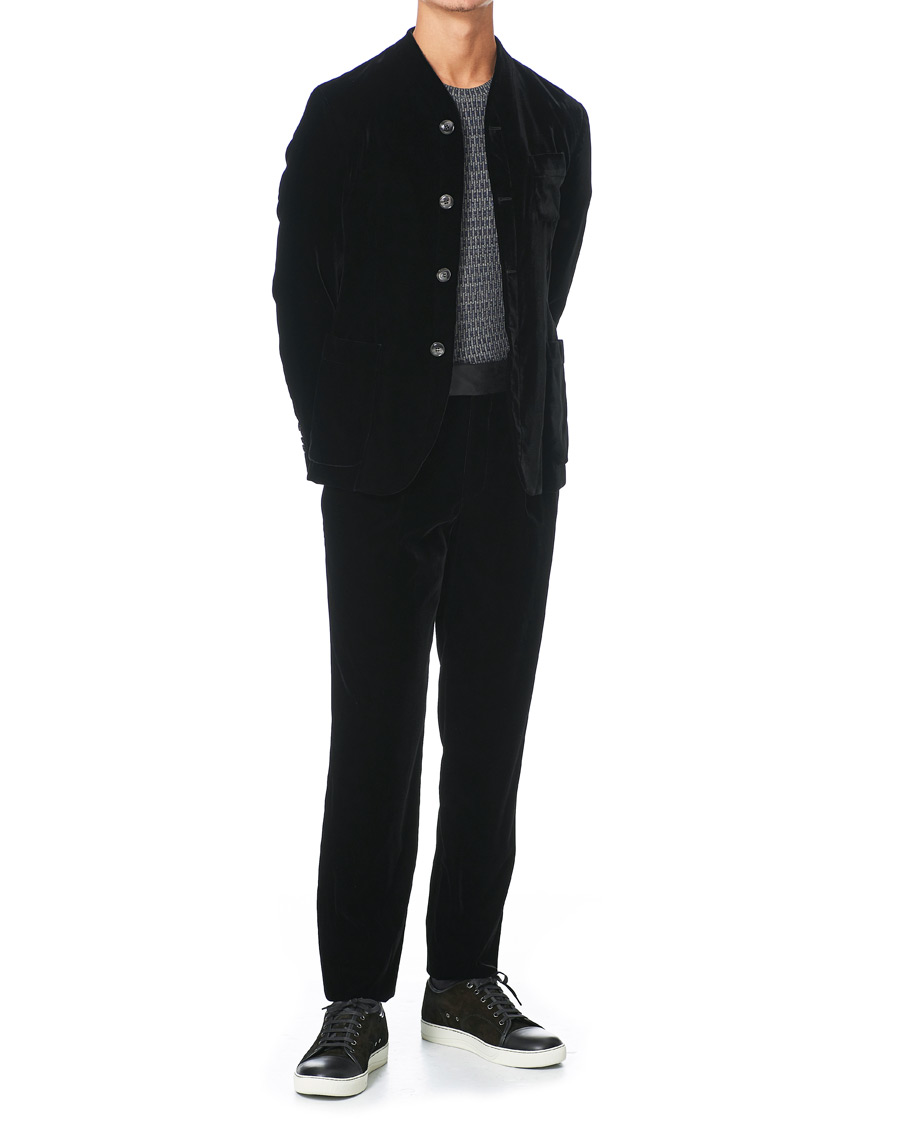 Herren | Sakkos | Giorgio Armani | Velvet Evening Jacket Black