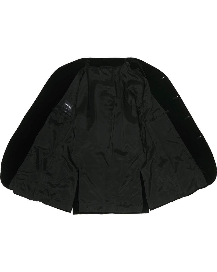 Herren | Sakkos | Giorgio Armani | Velvet Evening Jacket Black