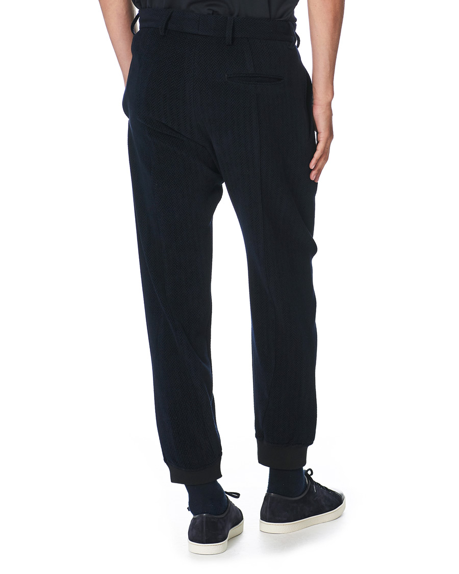 Herren | Hosen | Giorgio Armani | Chevron Wool Pants Navy