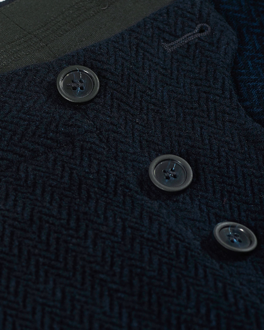 Herren | Hosen | Giorgio Armani | Chevron Wool Pants Navy
