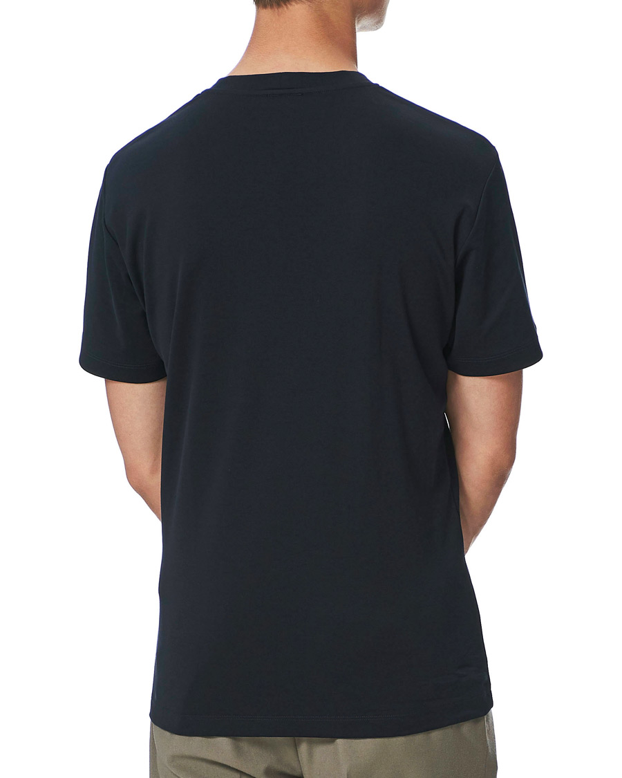 Herren | T-Shirts | Giorgio Armani | Signature Embroidery T-Shirt Navy