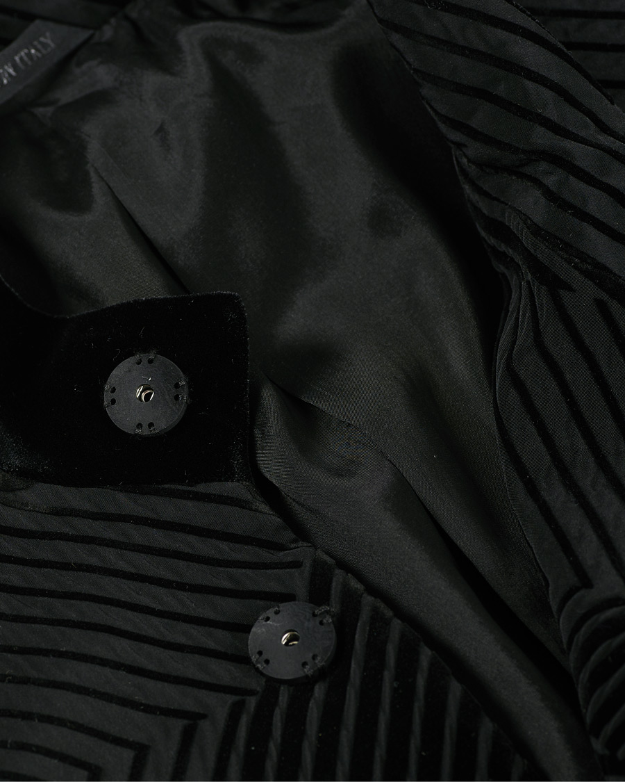 Herren | Sakkos | Giorgio Armani | Geometric Velvet Jacket Black