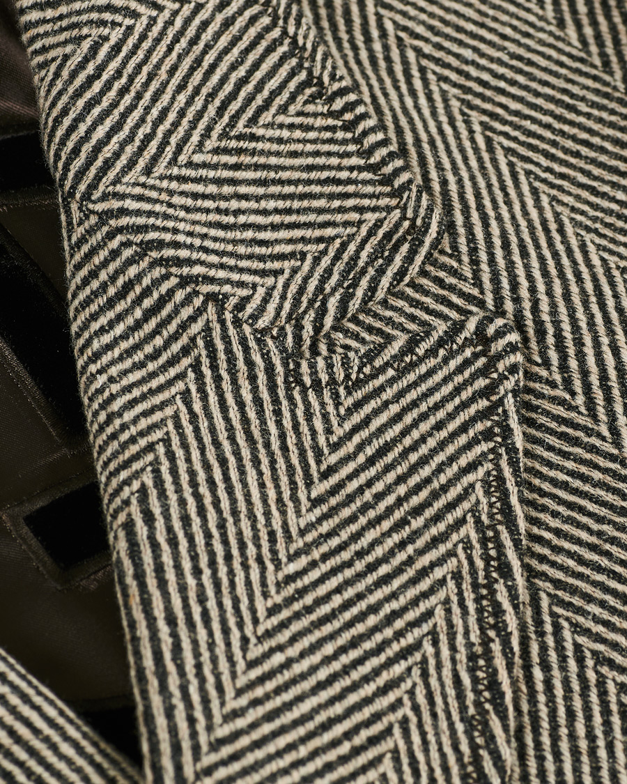Herren | Jacken | Giorgio Armani | Wool Chevron Peacoat Grey 48