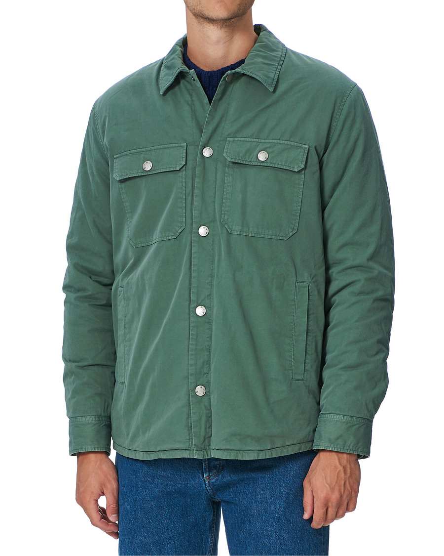 Herren | Jacken | A.P.C. | Chino Cotton Overshirt Military Khaki