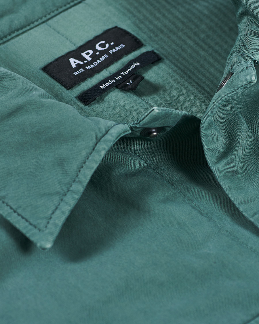 Herren | Jacken | A.P.C. | Chino Cotton Overshirt Military Khaki