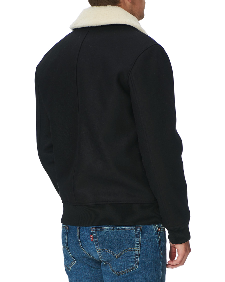 Herren | Jacken | A.P.C. | Ben Shearling Bomber Jacket Black