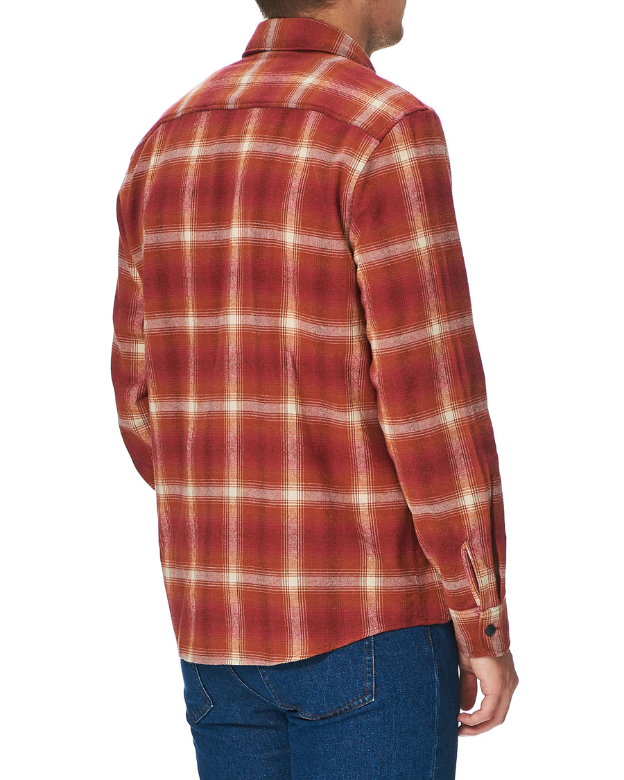 Herren | Hemden | A.P.C. | Trek Flannel Overshirt Red Check
