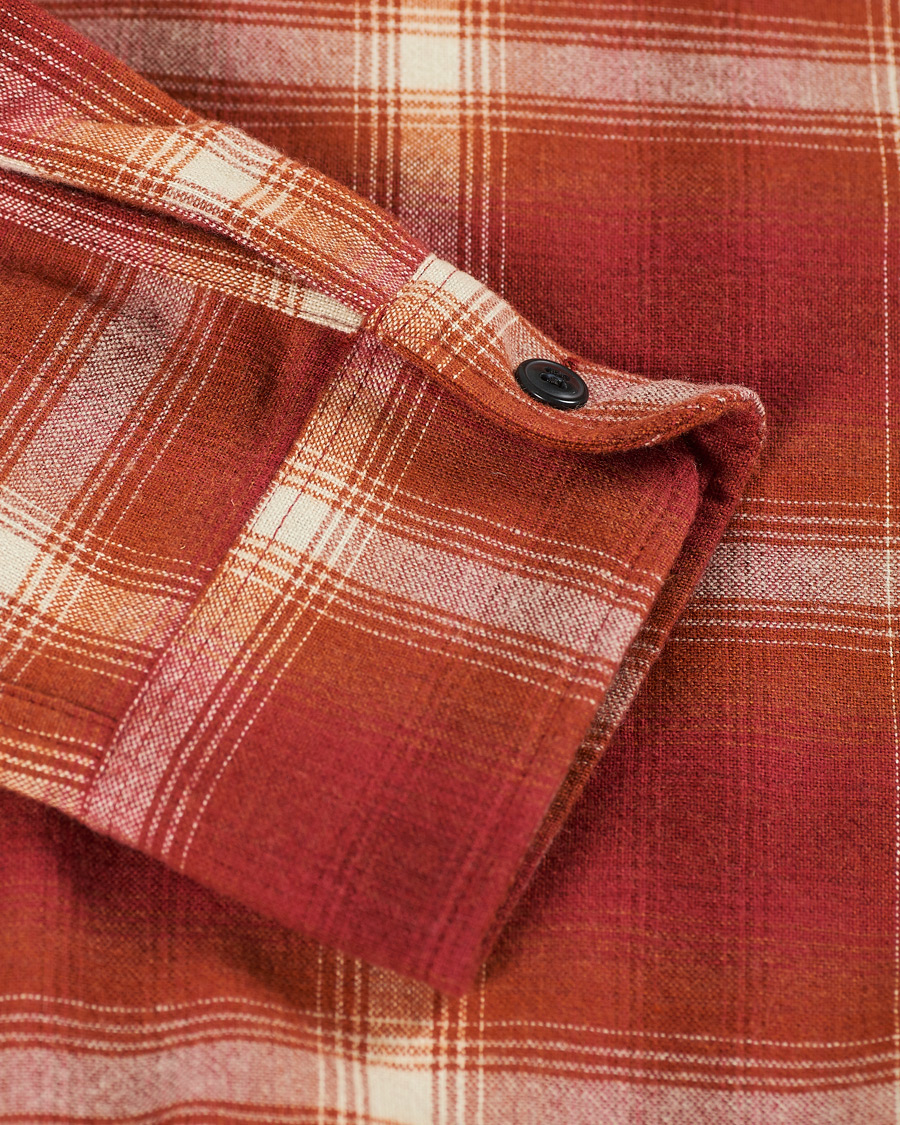 Herren | Hemden | A.P.C. | Trek Flannel Overshirt Red Check