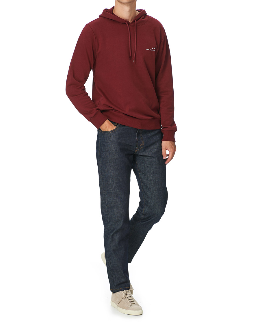 Herren | Pullover | A.P.C. | Item Hoodie Burgundy