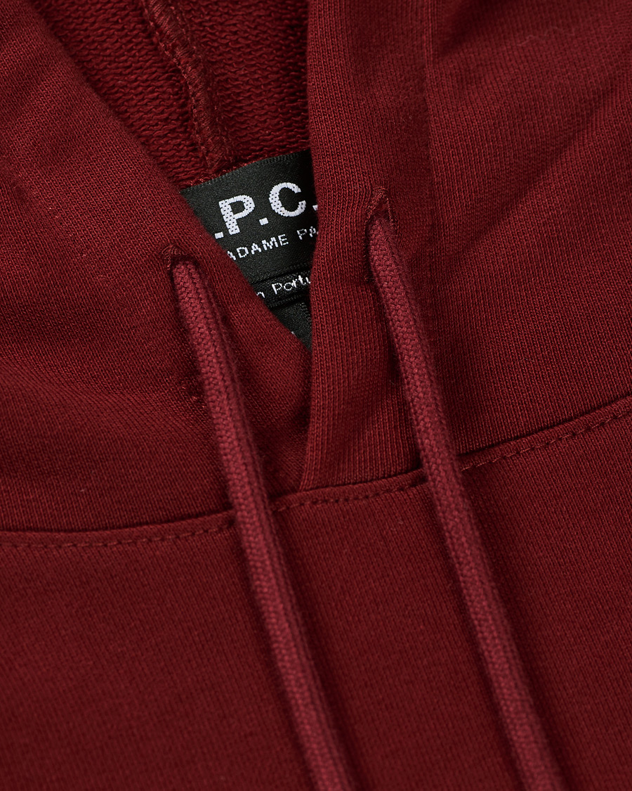 Herren | Pullover | A.P.C. | Item Hoodie Burgundy