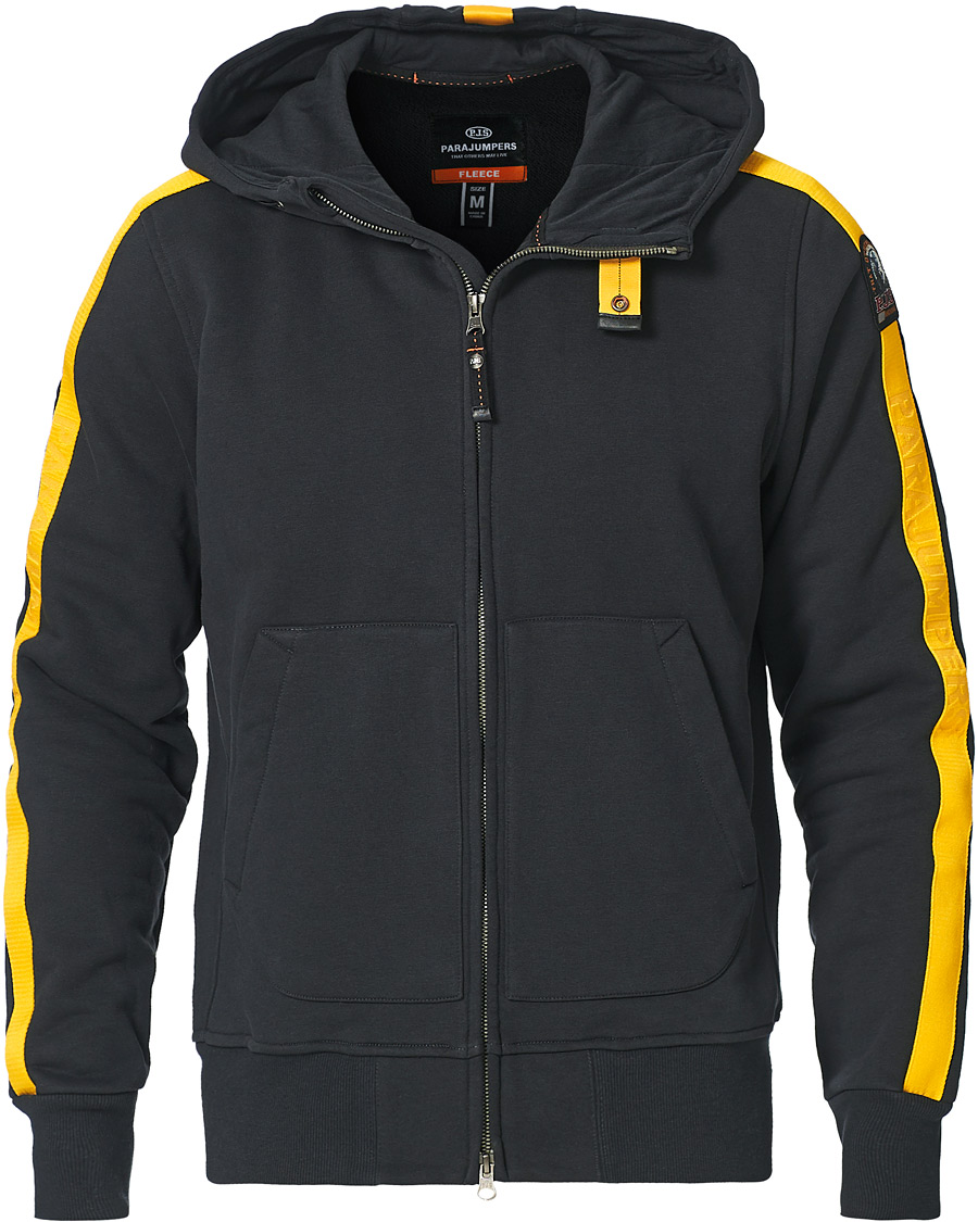 Herren | Pullover | Parajumpers | Aldrin Full-Zip Hoodie Black