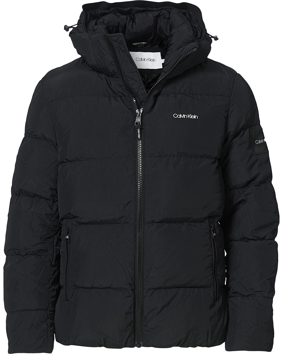 Herren | Jacken | Calvin Klein | Crinkle Nylon Puffer Jacket Black