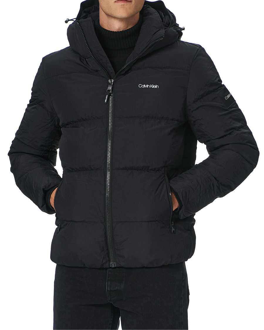 Herren | Jacken | Calvin Klein | Crinkle Nylon Puffer Jacket Black