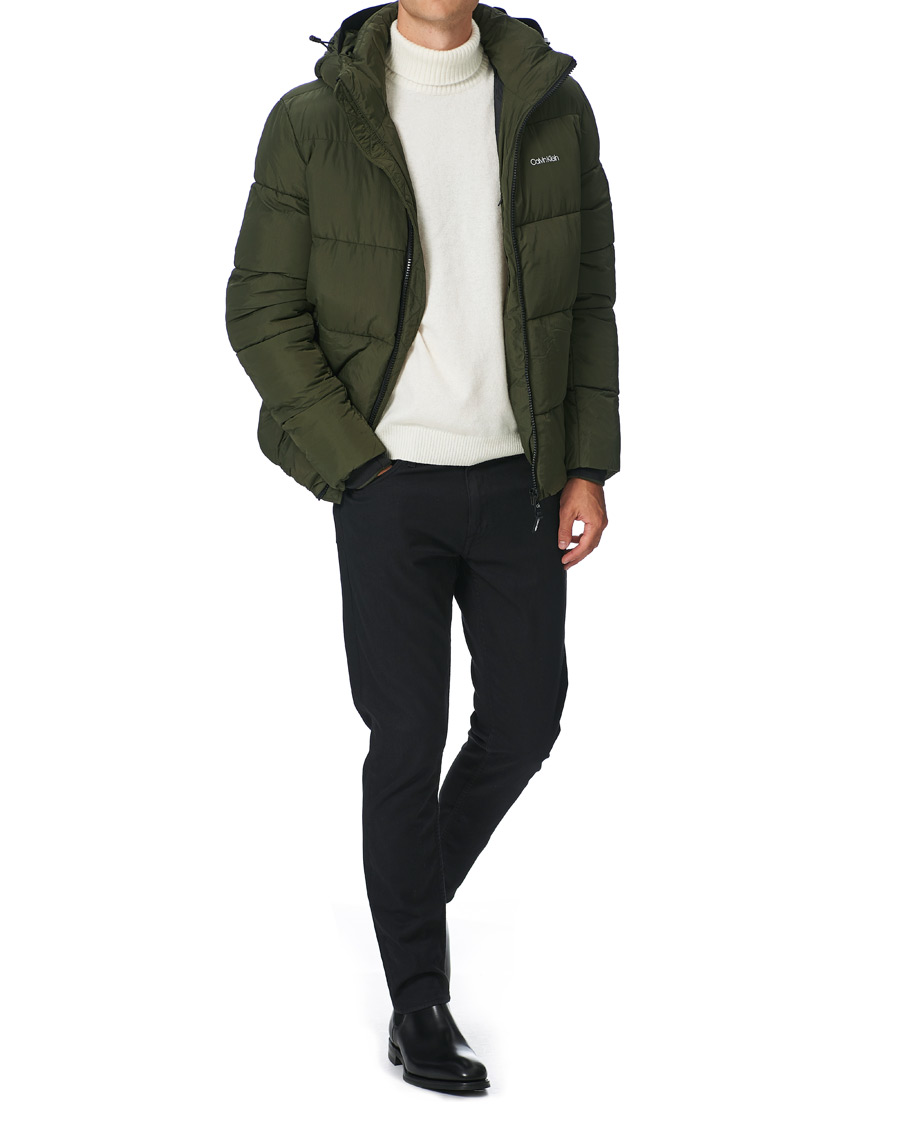 Herren | Jacken | Calvin Klein | Crinkle Nylon Puffer Jacket Dark Olive