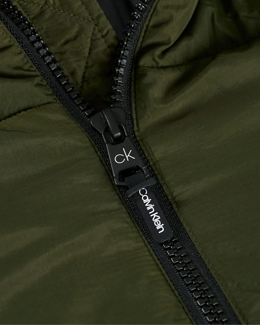Herren | Jacken | Calvin Klein | Crinkle Nylon Puffer Jacket Dark Olive