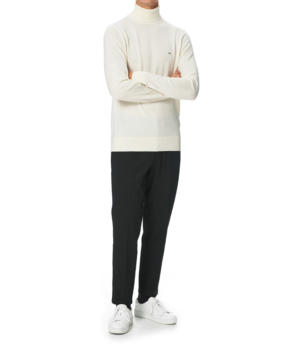 Herren | Hosen | Calvin Klein | Tapered Fit Jersey Hybrid Pants Black