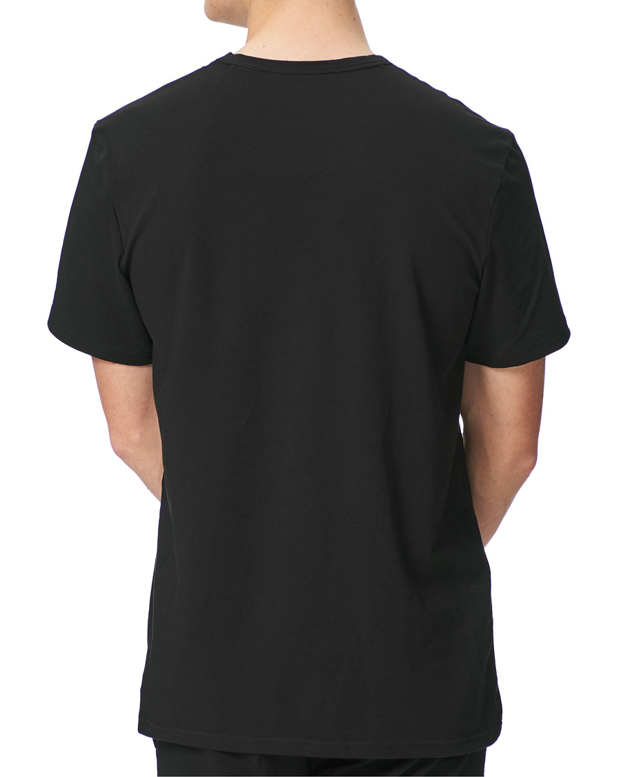 Herren | T-Shirts | Calvin Klein | Center Logo Crew Neck Tee Black