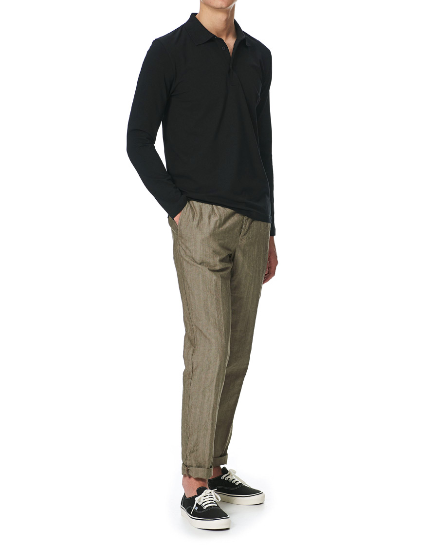 Herren | Pullover | Filippa K | Luke Lycra Poloshirt Black