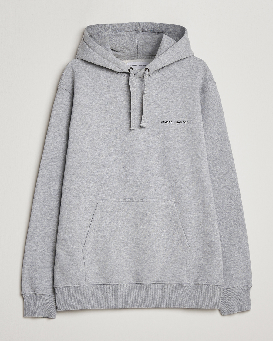 Herren | Pullover | Samsøe Samsøe | Norsbro Hoodie Grey Melange