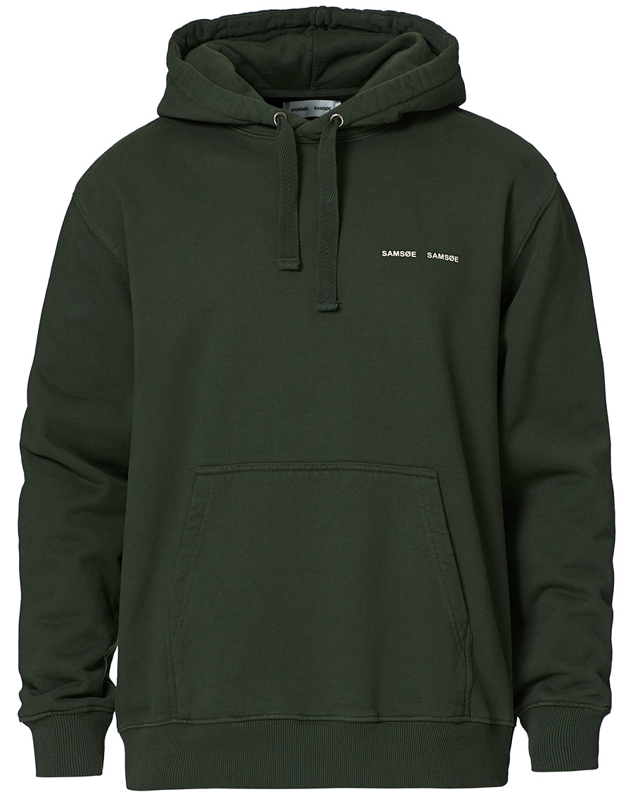Herren | Pullover | Samsøe Samsøe | Samsøe & Samsøe Norsbro Hoodie Kambu Green