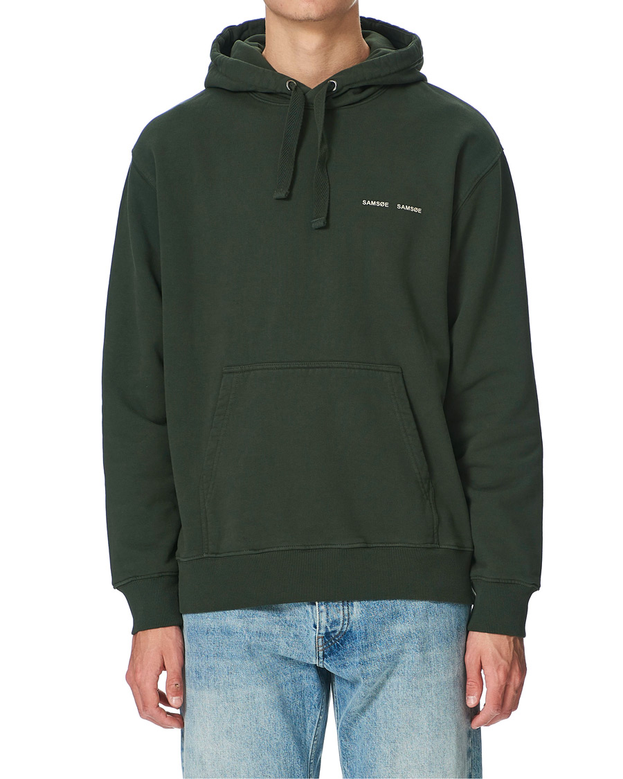 Herren | Pullover | Samsøe Samsøe | Samsøe & Samsøe Norsbro Hoodie Kambu Green