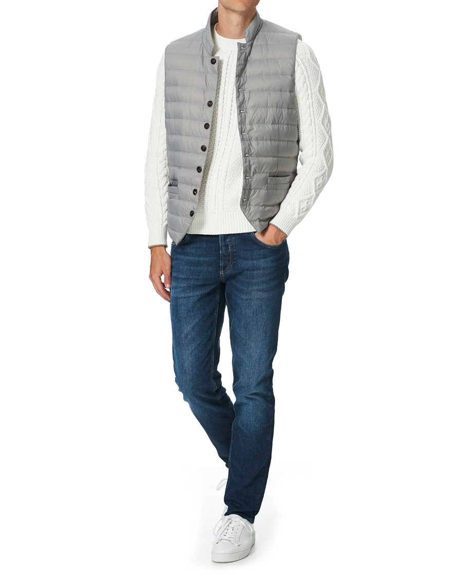 Herren | Jacken | Brunello Cucinelli | Nylon Lightweight Down Gilet Light Grey