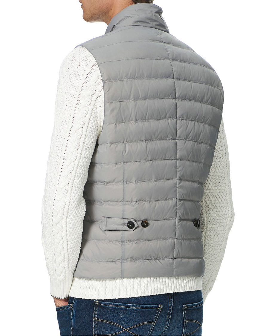 Herren | Jacken | Brunello Cucinelli | Nylon Lightweight Down Gilet Light Grey