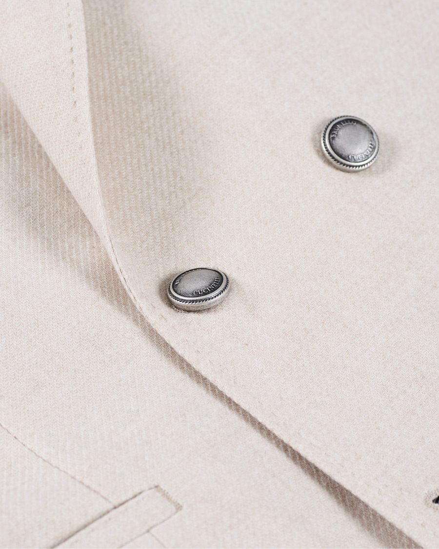 Herren | Sakkos | Brunello Cucinelli | Double Breasted Cashmere Blazer Sand