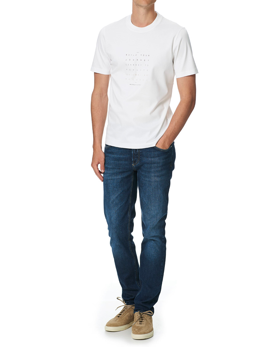 Herren | T-Shirts | Brunello Cucinelli | Journey Short Sleeve T-Shirt White