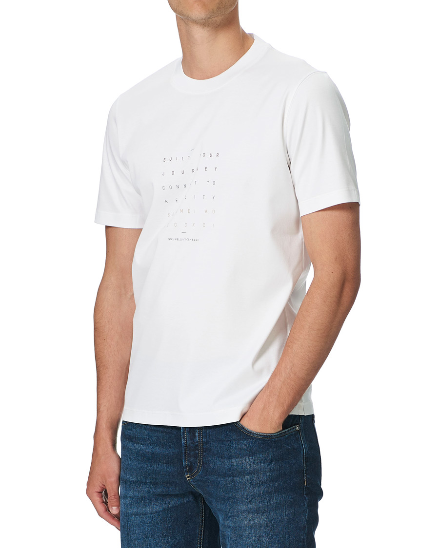 Herren | T-Shirts | Brunello Cucinelli | Journey Short Sleeve T-Shirt White